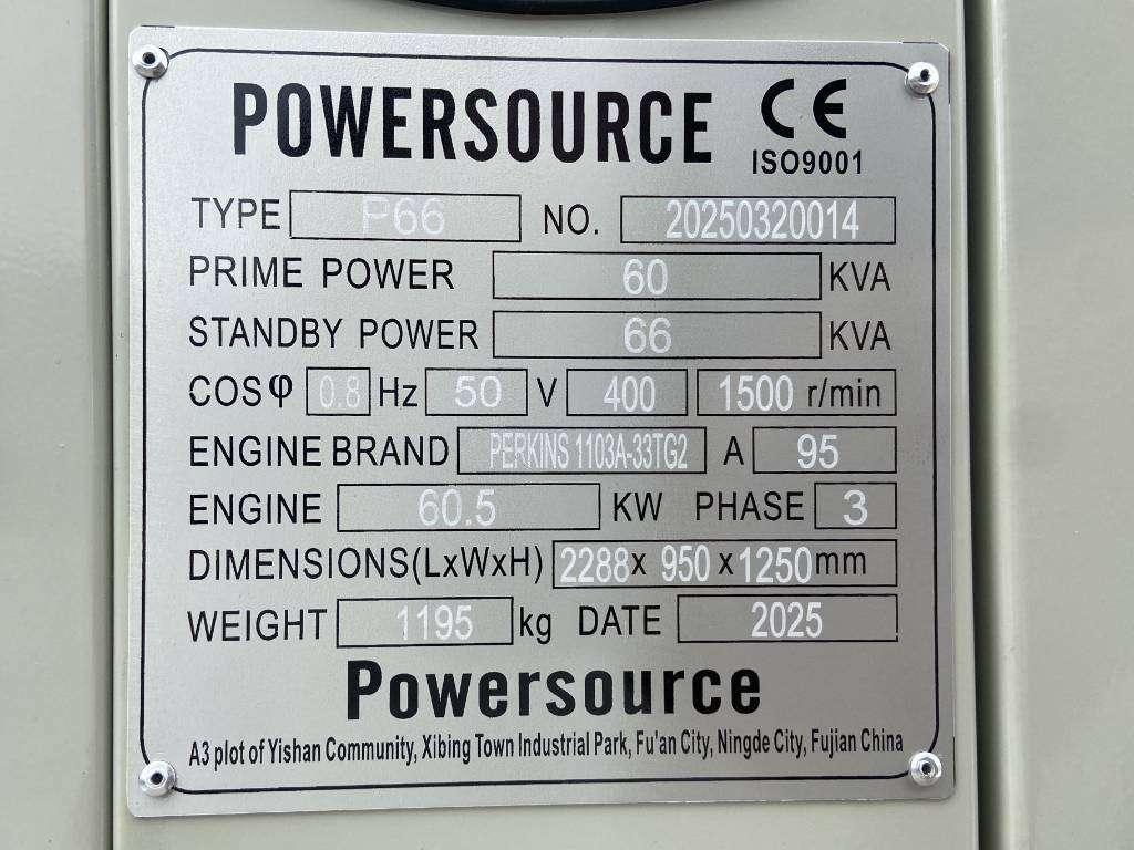 Perkins 1103A-33TG2 - 66 kVA Generator - DPX-19804 Photo 6