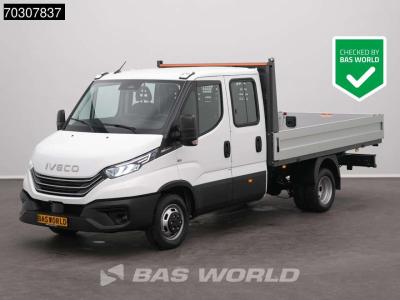 Iveco Daily 35C21 3.0L Automaat Open Laadbak Dubbel Cabine 210PK Dubbellucht 3,5t Trekgewicht ACC LED Air en vente par BAS World B.V.