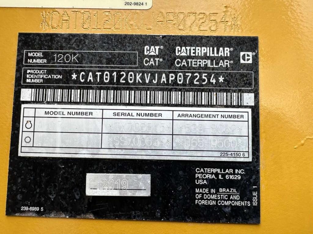 Caterpillar 120K Motor Grader Photo 23