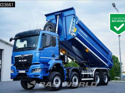 Man TGS 41.480 TGS 8X8 NEW! 8x8 19m3 KH Kipper Steel suspension Big-Axle Euro 6 en vente par BAS World B.V.