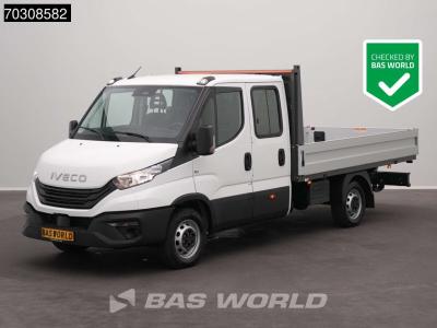 Iveco Daily 35S16 3.0L Automaat Dubbel Cabine Open Laadbak 3,5t Trekhaak 160PK Airco Euro6 Pritsche Picku en vente par BAS World B.V.