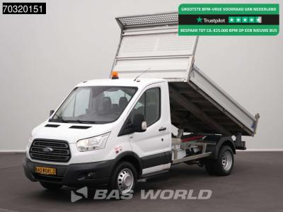 Ford Transit 170pk Kipper Dubbellucht 3,5t Trekhaak Airco Cruise Camera Euro6 Tipper Benne Kieper Airco en vente par BAS World B.V.