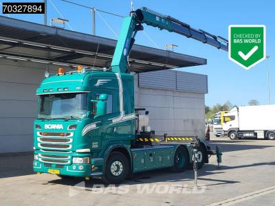 Scania G410 G 6X2 NL-Truck APK 01-2027 Full-Air Retarder HMF3220 K6 Crane Leder Navi ACC en vente par BAS World B.V.