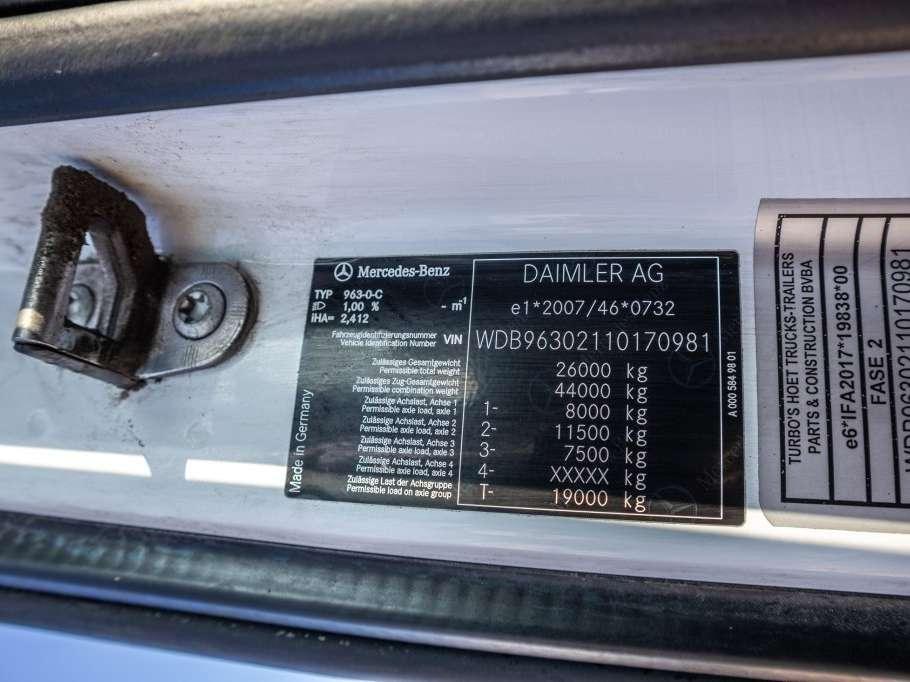 Mercedes-Benz ACTROS 2645 L+REMORQUE Photo 15