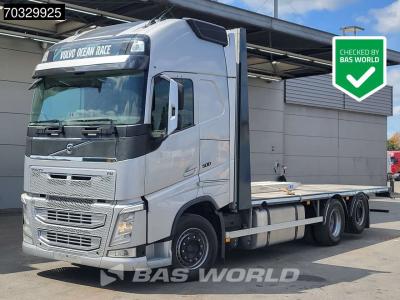 Volvo FH 500 6X2 735cm open load floor + ramps Lift+steering axle VEB+ I-Park cool Euro 6 en vente par BAS World B.V.