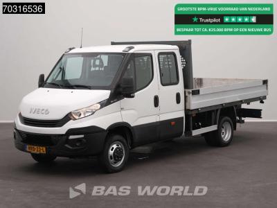 Iveco Daily 35C15 3.0L 150PK Dubbellucht Open Laadbak 3,5t Trekhaak Airco Euro6 Pritsche Pickup Open Box en vente par BAS World B.V.