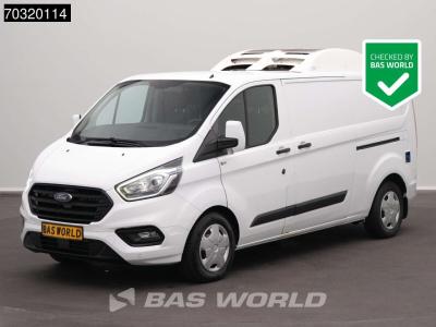 Ford Transit Custom  130PK Koelwagen L2H1 230v Stekker LED Airco Cruise Euro6 Koel Koeler Kühl Kühler Kü en vente par BAS World B.V.