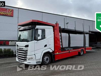 Daf XF 530 XF 4X2 NEW! BASREAL Car transporter Winch 5 spots Sleepercab Retarder ACC en vente par BAS World B.V.