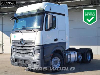 Mercedes-Benz Actros 2443 6X2 BigSpace Retarder Standklima ACC Liftachse Schiebeschüssel Photo 1