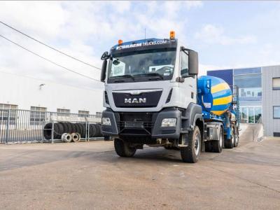 Man TGS 18.400 BLS-4X4+LIEBHERR 10M3(2018) en vente par Braem NV