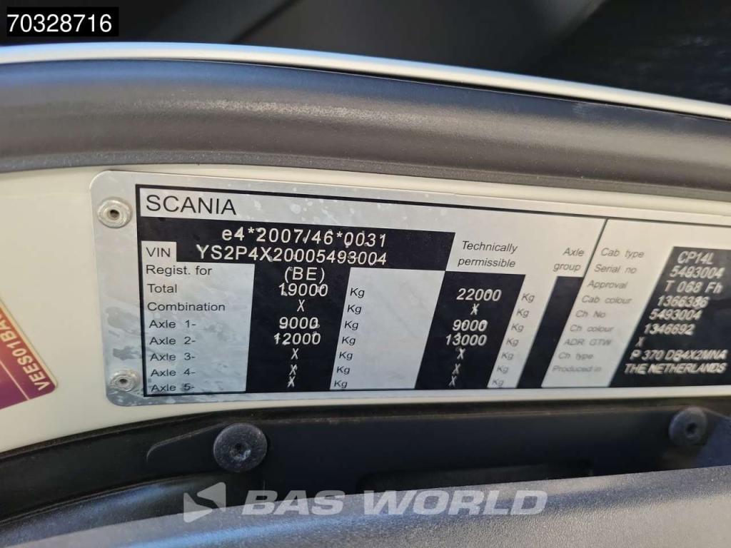 Scania P370 4X2 Automatic 2t Tailgate Euro 6 Photo 28