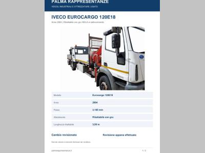 Iveco EUROCARGO ML120E18 Photo 1