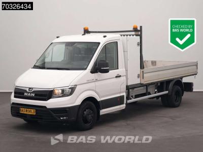 Man TGE 3.180 Open Laadbak 3,5t Trekhaak 180PK Navi Airco Cruise Euro6 Pritsche Pickup Open Box A/C Tow en vente par BAS World B.V.