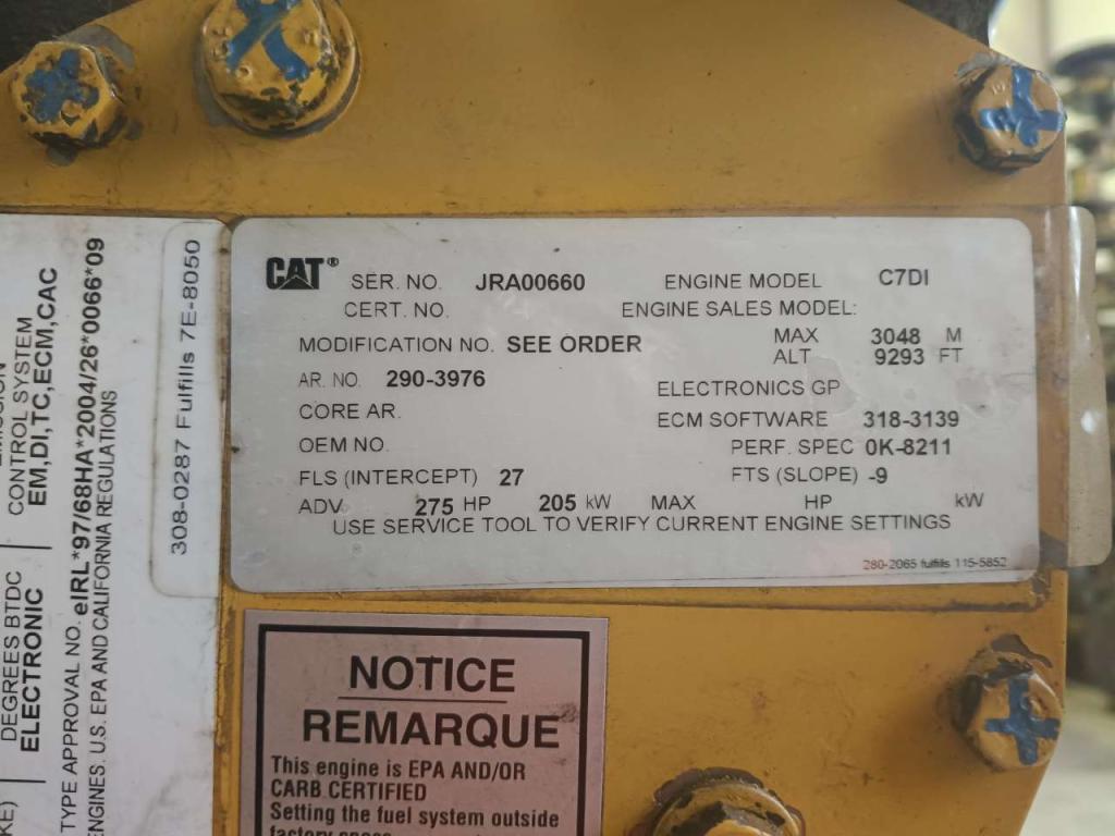 Moteur à combustion pour Caterpillar C7 Photo 9