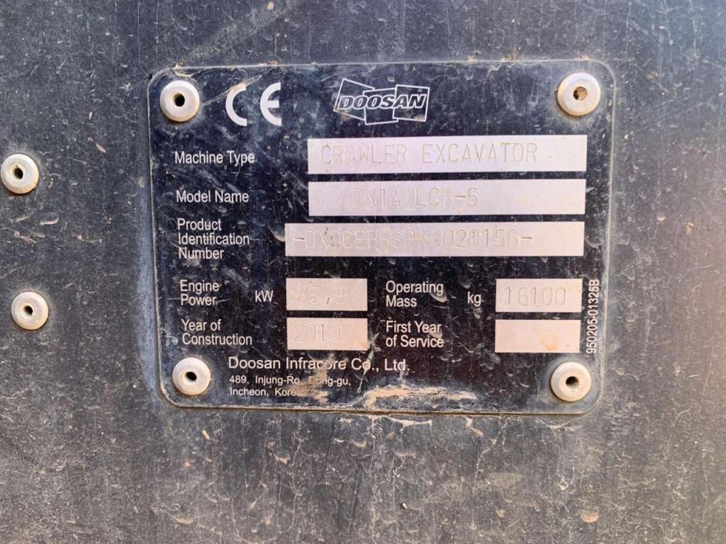 Doosan DX140LCR-5 Photo 8