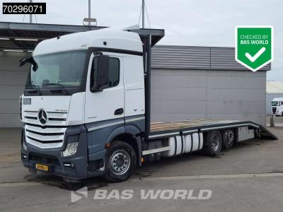 Mercedes-Benz Actros 2543 Actros 6X2 NL-Truck Machine transporter oprijwagen Retarder Lift-Axle ACC Euro 6 en vente par BAS World B.V.