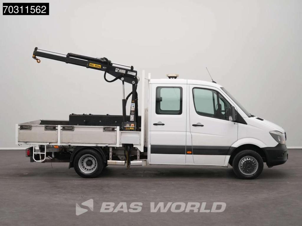 Mercedes-Benz Sprinter 513 CDI Automaat Kraanwagen HIAB 017T Dubbellucht Trekhaak Airco Euro6 Kraan Crane Kranwag Photo 16