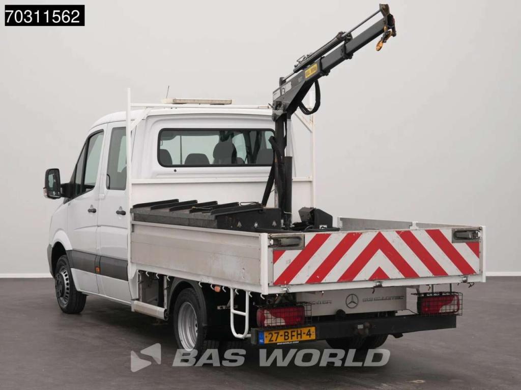 Mercedes-Benz Sprinter 513 CDI Automaat Kraanwagen HIAB 017T Dubbellucht Trekhaak Airco Euro6 Kraan Crane Kranwag Photo 8