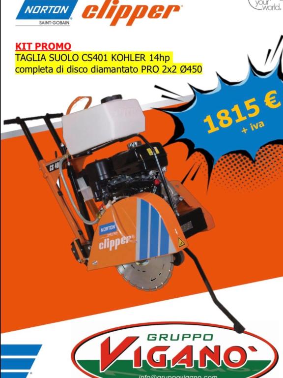 Norton Clipper CS401 Kohler 14hp Photo 1