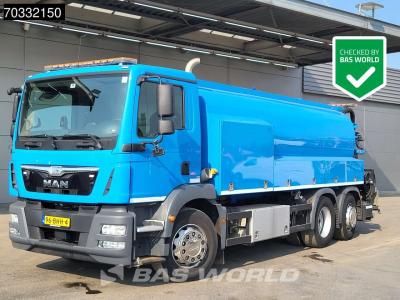 Man TGM 26.340 6X2 NL-truck Fully Maintained KOKS HDW15 Vacuum truck High pressure unit Euro 6 en vente par BAS World B.V.