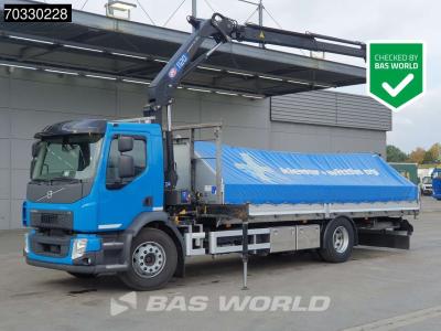 Volvo FL 280 4X2 18tons truck HMF 1120K-RC Crane Kran Full Air Manual Euro 6 en vente par BAS World B.V.