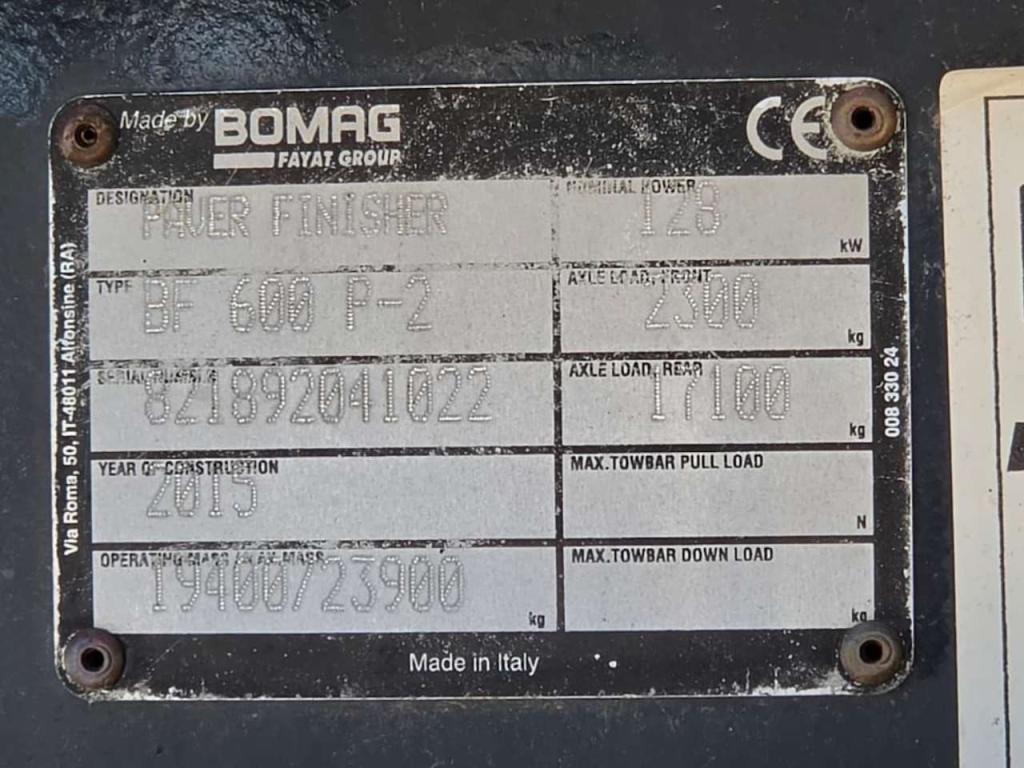 Bomag BF600P-2 Photo 13