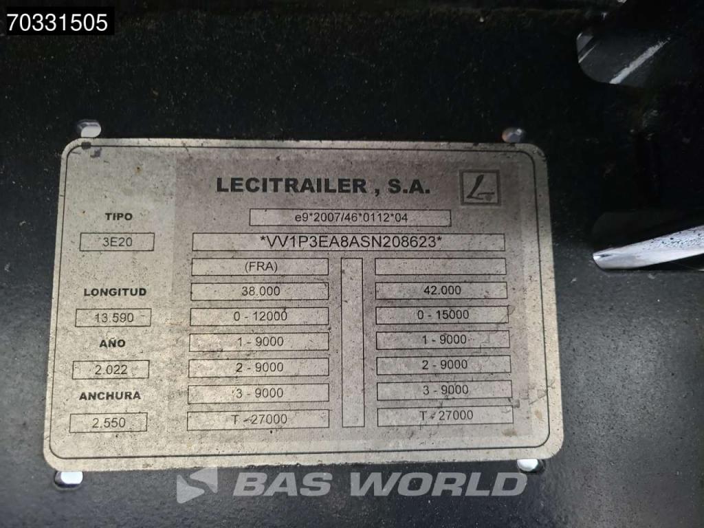 Lecitrailer PLATA 3E-RS Rolltor Liftachse Photo 27