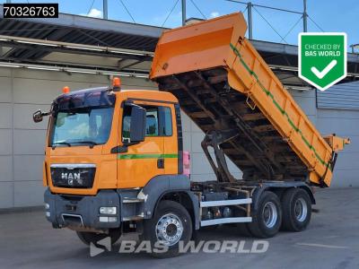 Man TGS 33.400 6X4 10m3 2-way tipper Steel suspension Big-axle Automatic Retarder Euro 5 en vente par BAS World B.V.