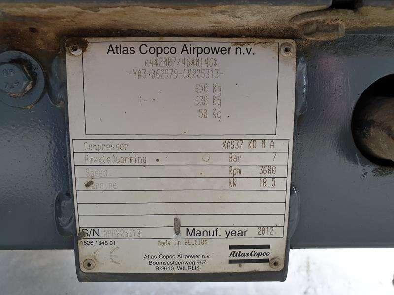 Atlas Copco XAS 37 KD Photo 12