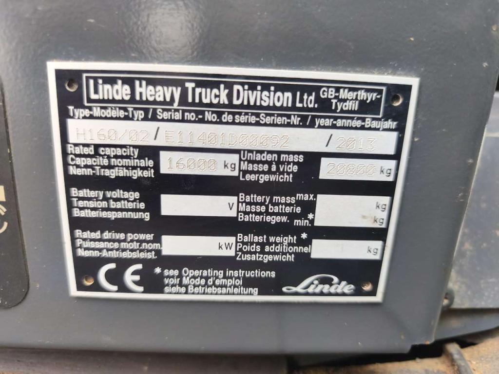 Linde H160D-02 Photo 7