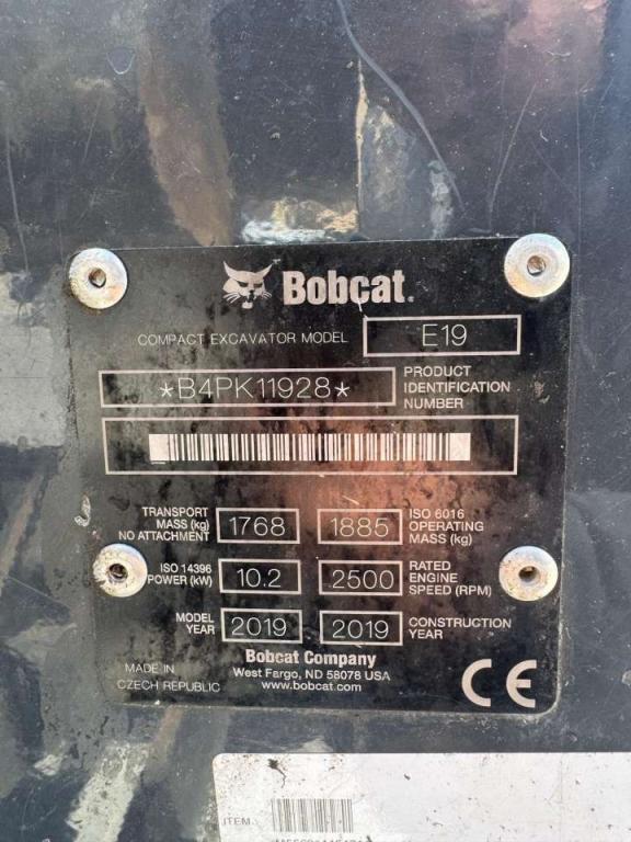 Bobcat E19 Photo 7