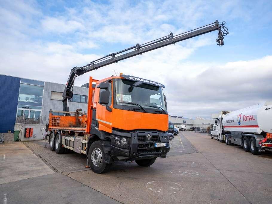 Renault C 430 DXI-6X4+ HIAB 18T/m / 3 EXT Photo 2