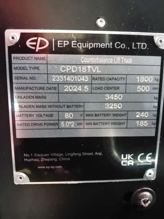 EP Equipment CPD18TVL Photo 7