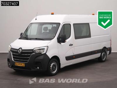 Renault Master 135PK Dubbel Cabine L4H2 LED Airco Parkeersensoren Werkplaatsinrichting Zwaailampen Euro6 L4 en vente par BAS World B.V.