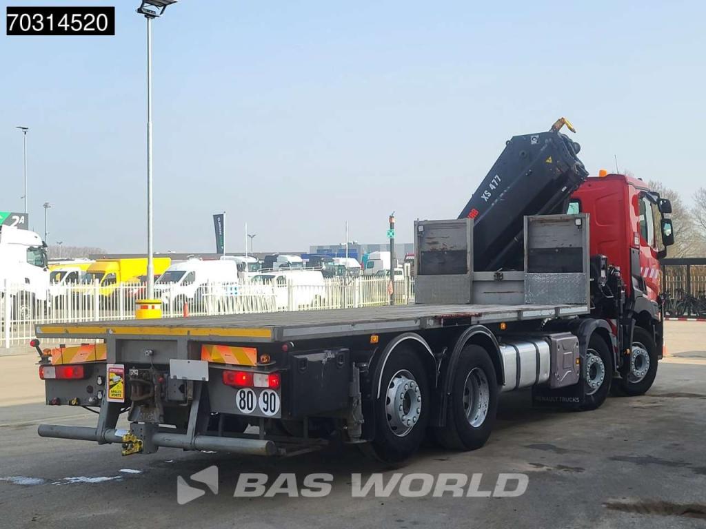 Renault C 460 8X2 HIAB 477EP-2 HIPRO Crane Kran Lift+steering axle Euro 6 Photo 11
