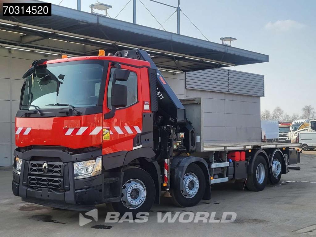 Renault C 460 8X2 HIAB 477EP-2 HIPRO Crane Kran Lift+steering axle Euro 6 Photo 8