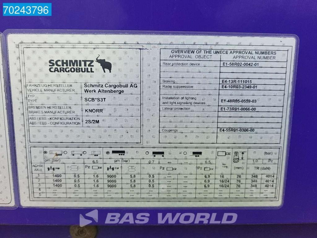 Schmitz SCB*S3T Liftachse Photo 17