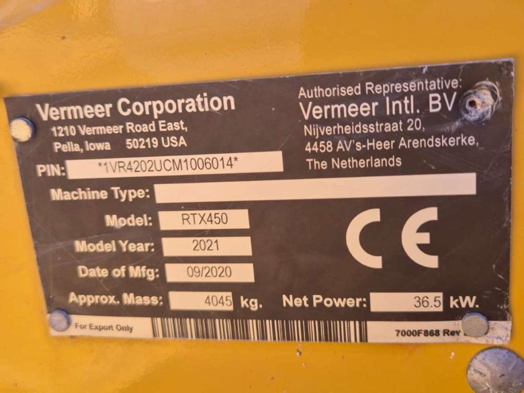 Vermeer RTX450 Photo 6