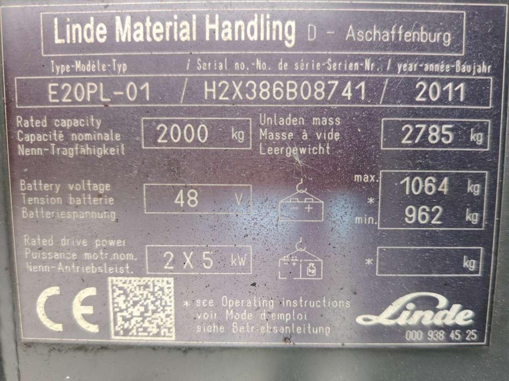 Linde E20PL-01 Photo 5