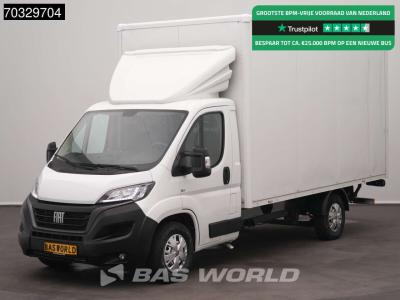 Fiat Ducato 140pk Laadklep Zijdeur Bakwagen LED Airco Cruise Euro6 Meubelbak Möbelkoffer Koffer LBW Tail en vente par BAS World B.V.