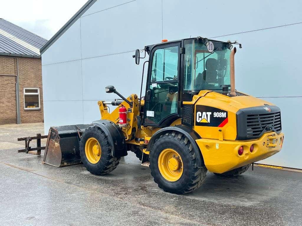 Caterpillar 908M - Bucket + Forks / Automatic Greasing Photo 3