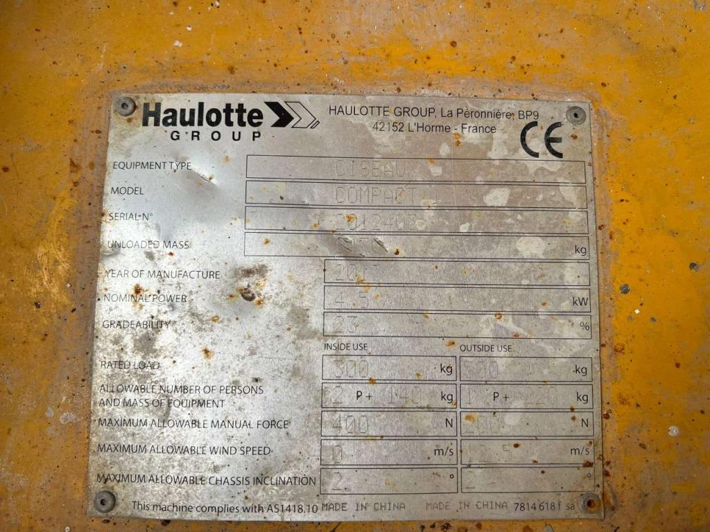 Haulotte Compact 12 Photo 10