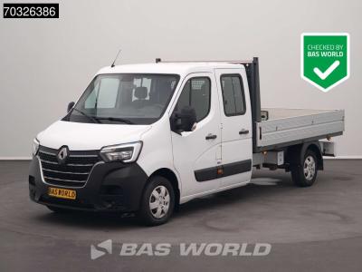 Renault Master 150PK Dubbel Cabine Open Laadbak Trekhaak LED Airco Euro6 Pritsche Pickup Open Box A/C Towba en vente par BAS World B.V.
