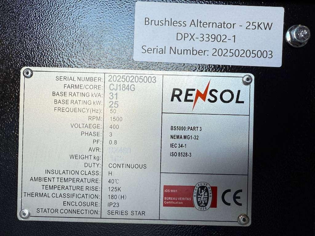 DPX CJ184G - 31 kVA Alternator - DPX-33902 Groupe électrogène Photo 8