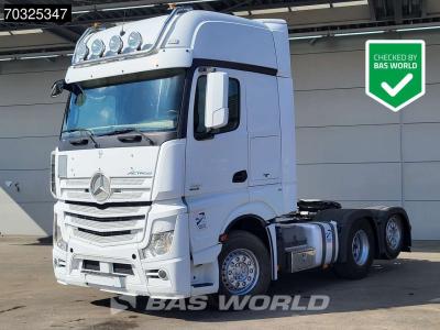 Mercedes-Benz Actros 2551 Actros 6X2 GigaSpace Retarder 2x Tanks Standklima Hydraulik Liftachse en vente par BAS World B.V.