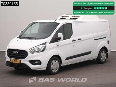 Ford Transit Custom  130PK Koelwagen L2H1 Airco Cruise Parkeersensoren v+a Euro6 L2 Koel Koeler Kühl Küh en vente par BAS World B.V.