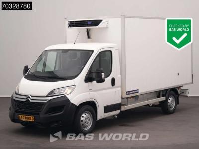 Citroen Jumper 140pk Lamberet Koelwagen Carrier Xarios 350 Airco Cruise Euro6 Koel Koeler Kühl Kühler Kühlk en vente par BAS World B.V.