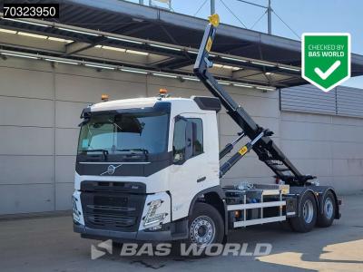 Volvo FM 460 6X2 NEW! 20 tons HYVA containersystem Lift+ steering axle VEB Euro 6 en vente par BAS World B.V.