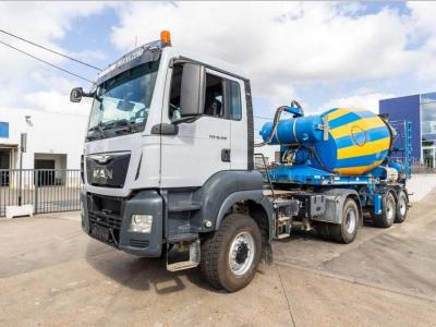 Man TGS 18.400 BLS-4X4+LIEBHERR 10M3(2018) en vente par Braem NV