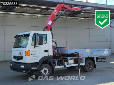 Nissan Atleon 95.19 Atleon 4X2 HMF 503 K1 Crane kran 4m3 tipper Manual Euro 4 en vente par BAS World B.V.